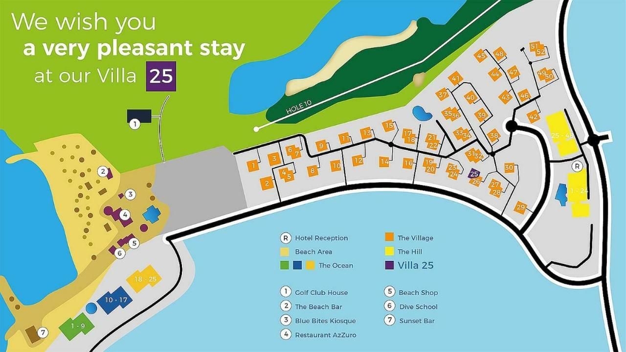 Blue Bay Beach Villa 25 3-Min Beach-Pool-Golf Экстерьер фото